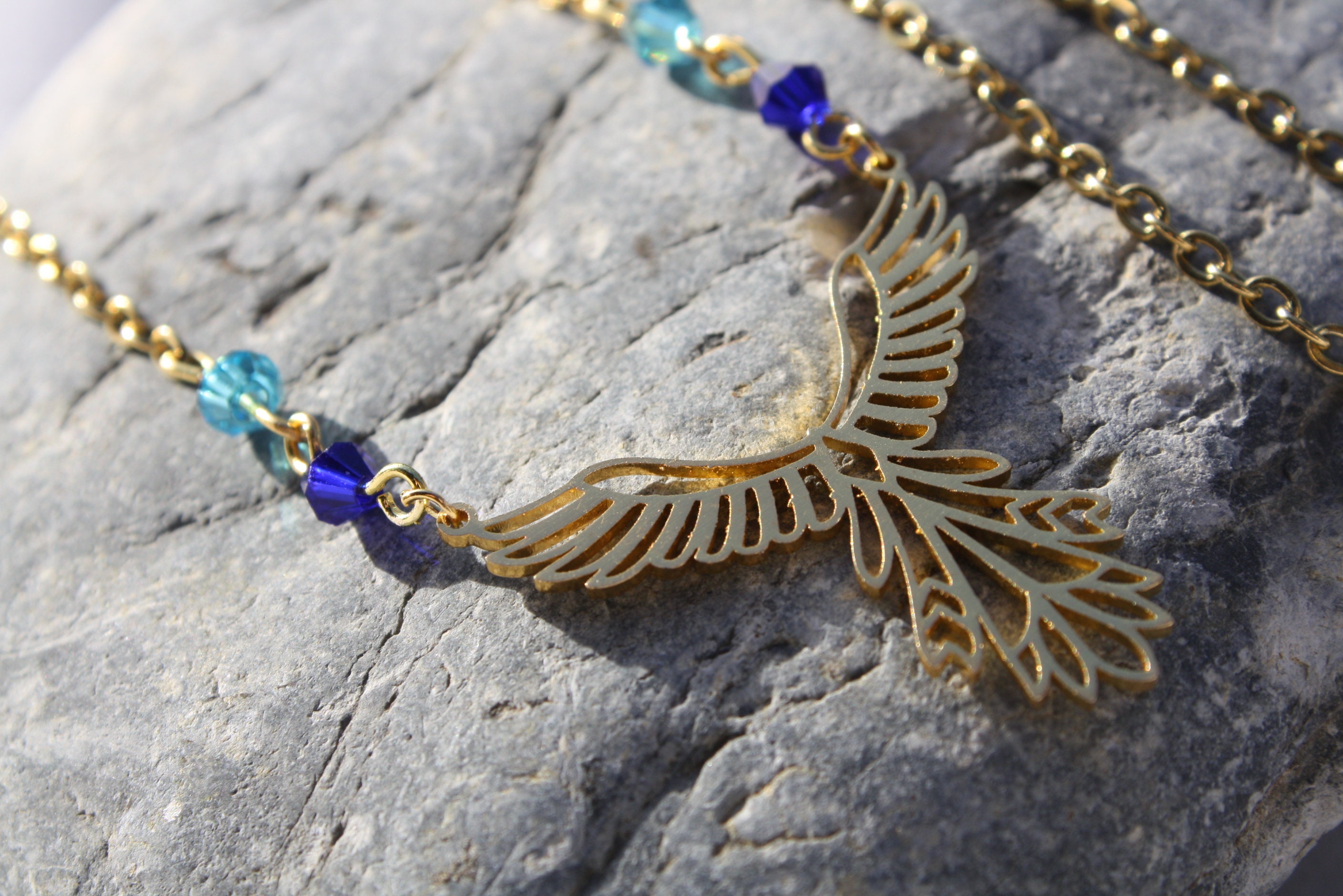 Phœnix necklace pearl necklace Phoenix pendant Phoenix Etsy