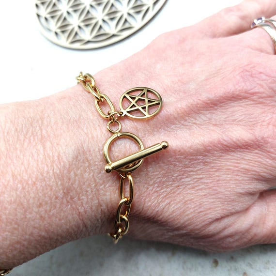 Bracelet Toggle Acier Inoxydable