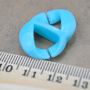 5ft Plastic Chain Link,light Blue Open Chain Connectors,curb Chain ...