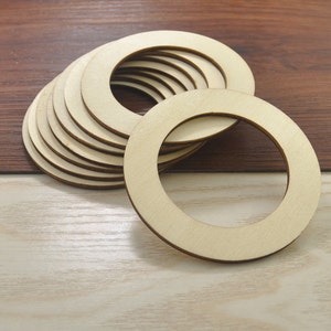 10pcs wood ring charm craft,2.95'' unfinished round wood circle pendant 75mm,,wood ring accessories for bracelet,handmade,jewelry supply