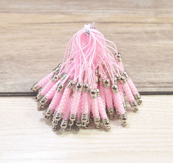 Buy Pink Cell Phone Strap Lanyard Holder Keychain Ring Bag,20pc