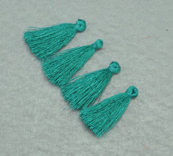 Turquoise Silk Handmade Polyester Silk