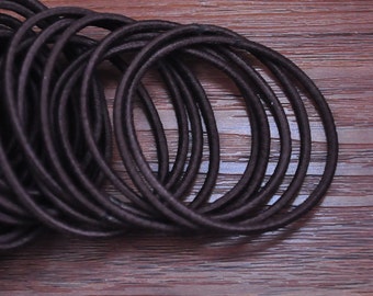 50pcs Elastic Cord--dark coffee hair elastic cord,hair ties,ponytail holder elastic 2mm