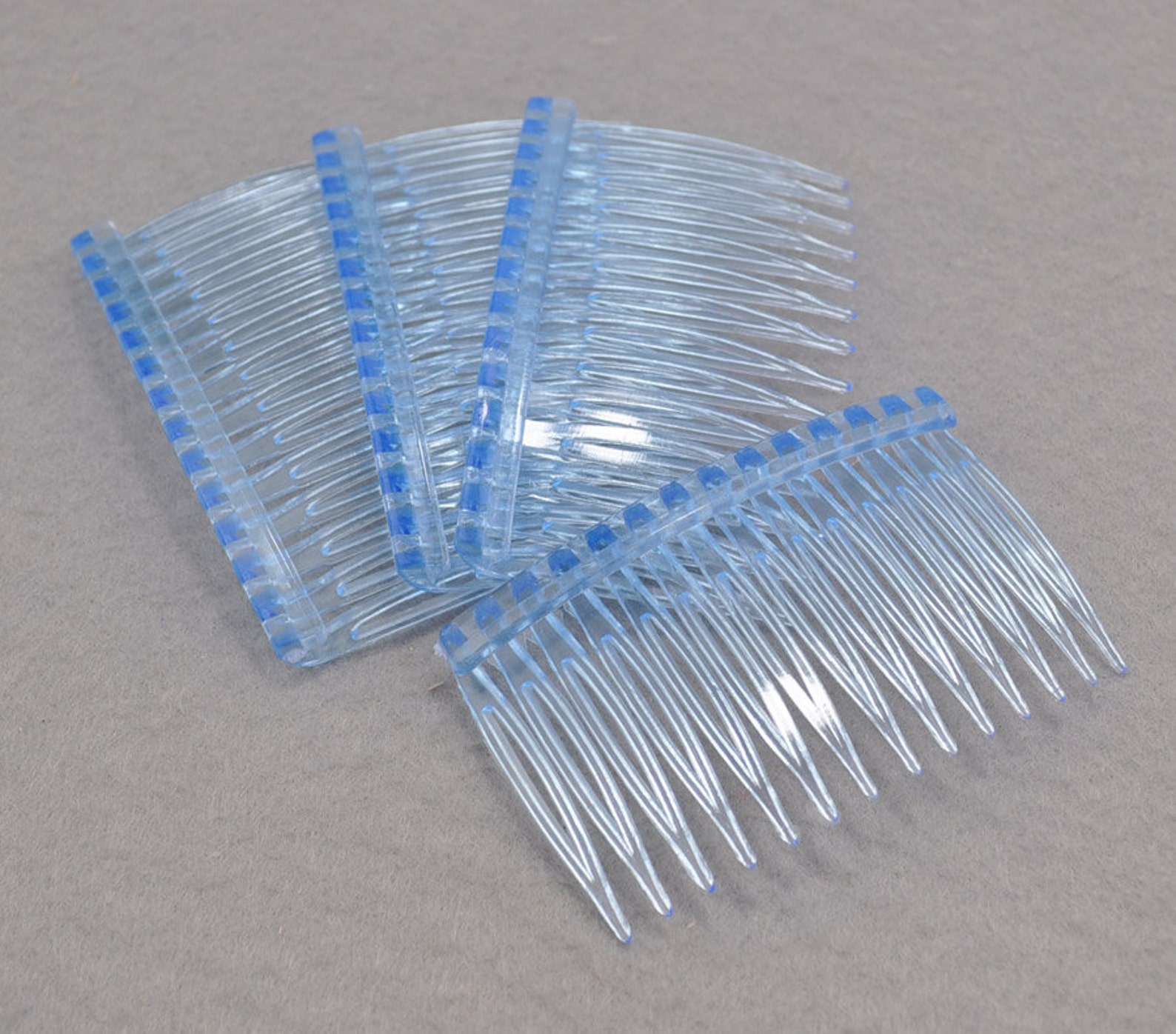 Plastic Comb Light Blue Hair Combs 14 Teeth 45x70mmmillinery Etsy