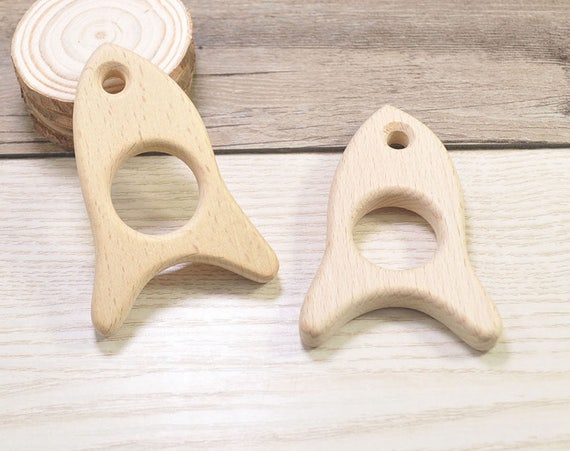 organic wooden teethers