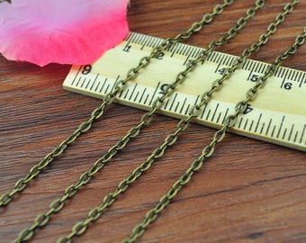10 Meters/Roll Necklace Extension Chain Gold Plate Stainless Steel Chain Tail For Jewelry Making Diy Materials Supplies 3x2mm I3676891247