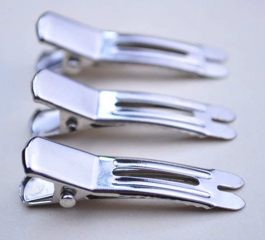 20PCS DIY Hair Clips Blanksalligator Double Prong Hair Clips Etsy UK