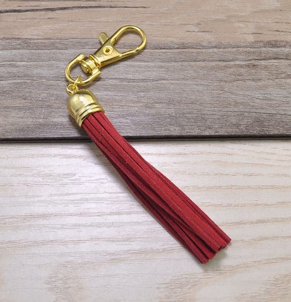 Confezione Da 3 Portachiavi Con Nappa In Pelle Sintetica, Colori Nero, Argento E Oro, Lunghi 15 Cm, Accessori Per Borse E Zaini