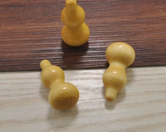 20pcs wood accessories for pendant,wood gourd bead charm,coffee wooden cucurbit for necklace,dIY, jewelry supply, wood crafts--41x20mm