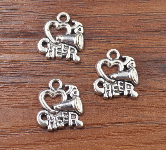 I Heart to Cheer Charms cheerleading Charms Cheer Etsy