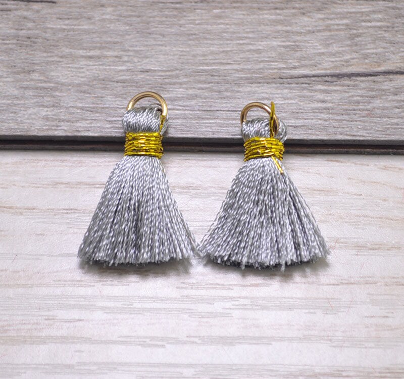 Light Grey Silk Tassels Craft20mm0.78''inch Etsy Australia