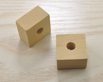 Perline In Legno Rosse, 20 Mm, Dipinte Lisce, Distanziatori, Per - Foto 5