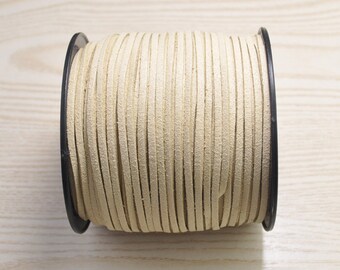 2.5mm Flat Faux Suede Leather Corddiy Leather String Cord - Etsy