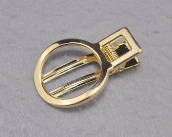 10st Ring vorm hoofd Clips, Alligator Hair Clips, DIY Hair accessoires, gouden kleur, haar boog, Supplies(60mmx33mm) knutselen