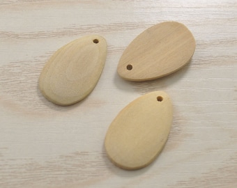 20pcs wood decorate,wooden earring accessories, teardrop blank natural unfinished wood beads 33x21mm ,wood jewelry beads supplies