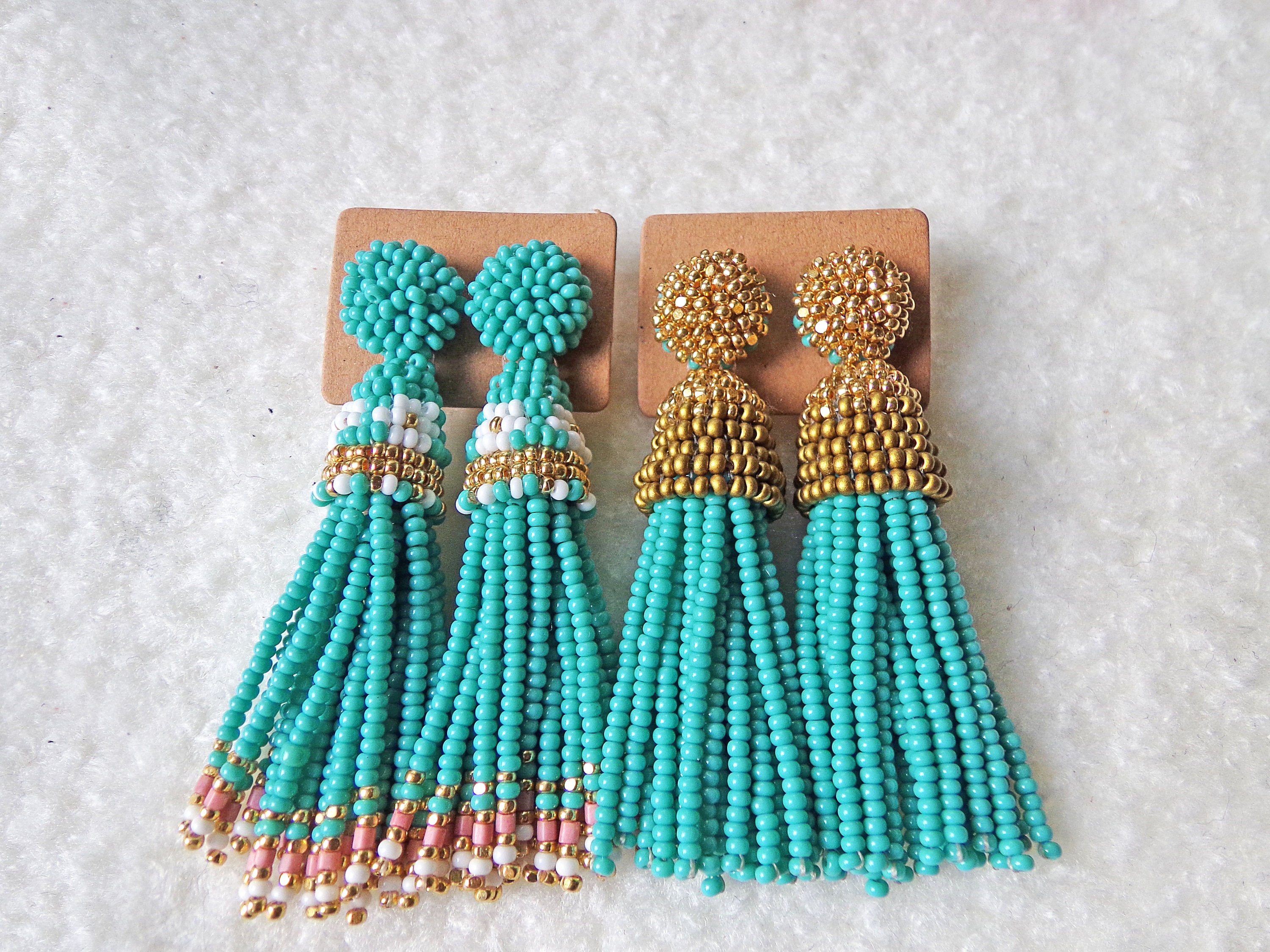 Baublebar beaded tassel earrings clearance
