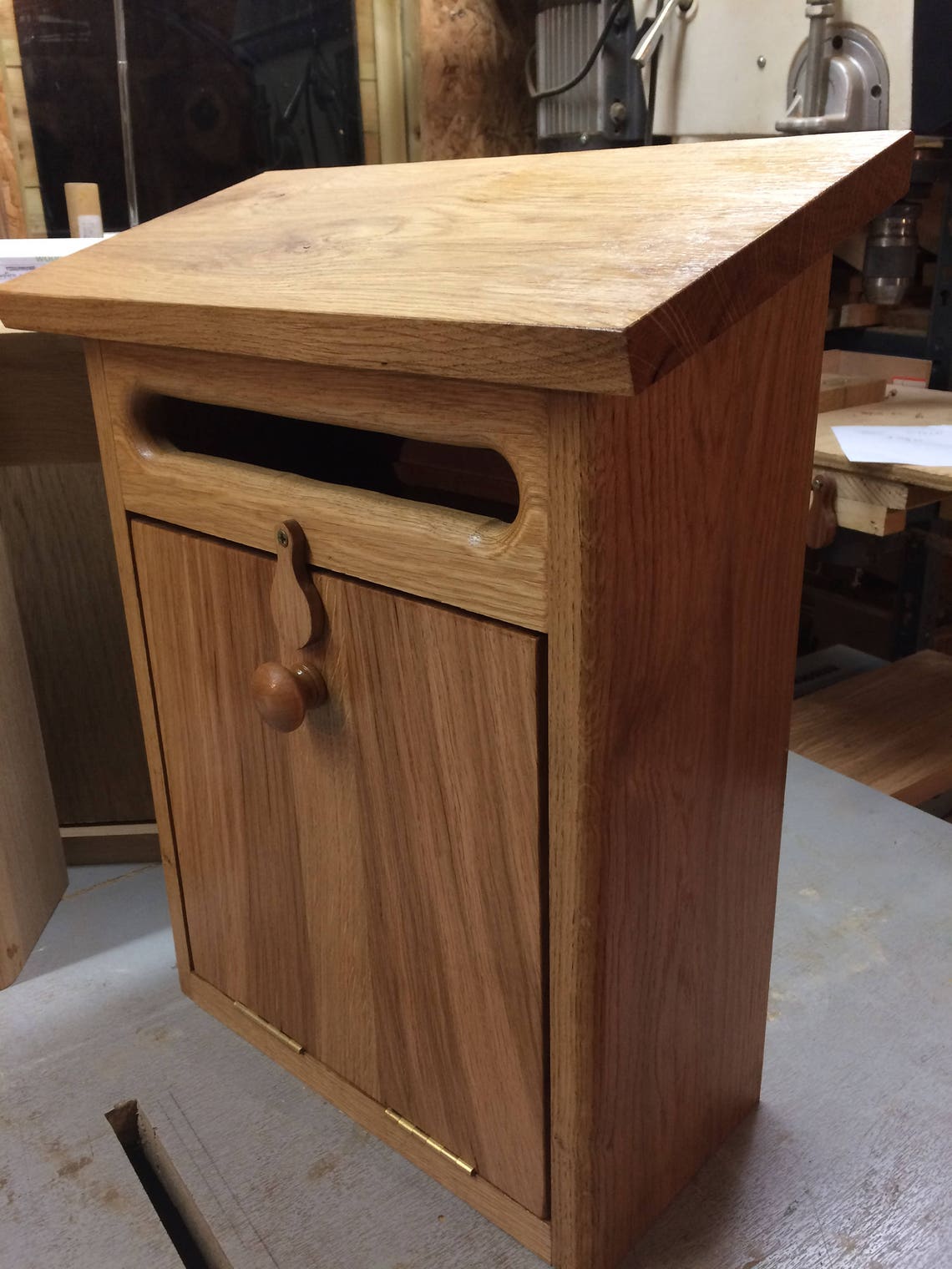 Large Oak Letter Box. Etsy UK