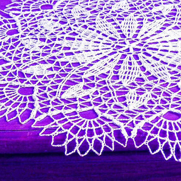 Doily pattern/Crochet tutorial pdf/Mandala/Home decor/Rug/Tablecloth