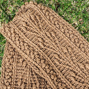 Womens scarf pattern/Crochet patterns/Easy scarf tutorial