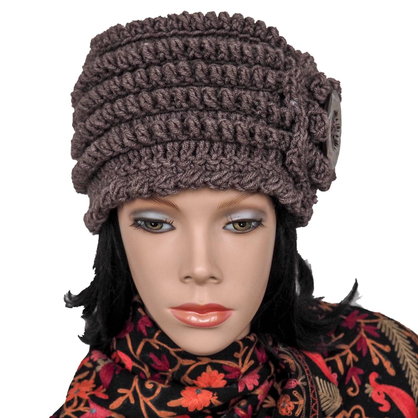 Bucket Hat Crochet Patterns Crochet Beanie Pattern Winter Etsy