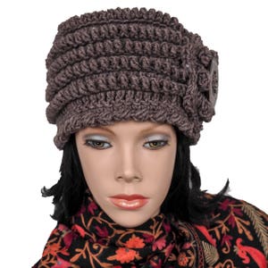 Bucket hat crochet patterns, Crochet beanie pattern, Winter hat image 2