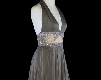 Gorgeous Vintage Gucci Hot Pink Magenta Silk Chiffon Floor-length 
