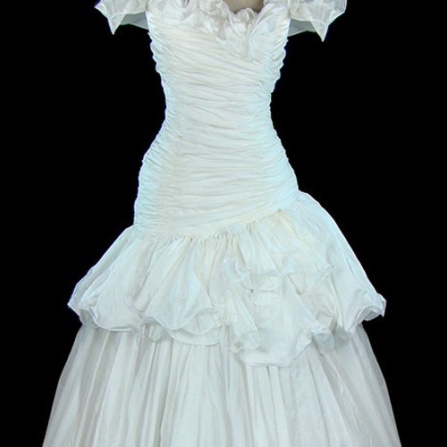 Balenciaga Wedding Dress Ivory Silk Satin Couture Bridal - Etsy