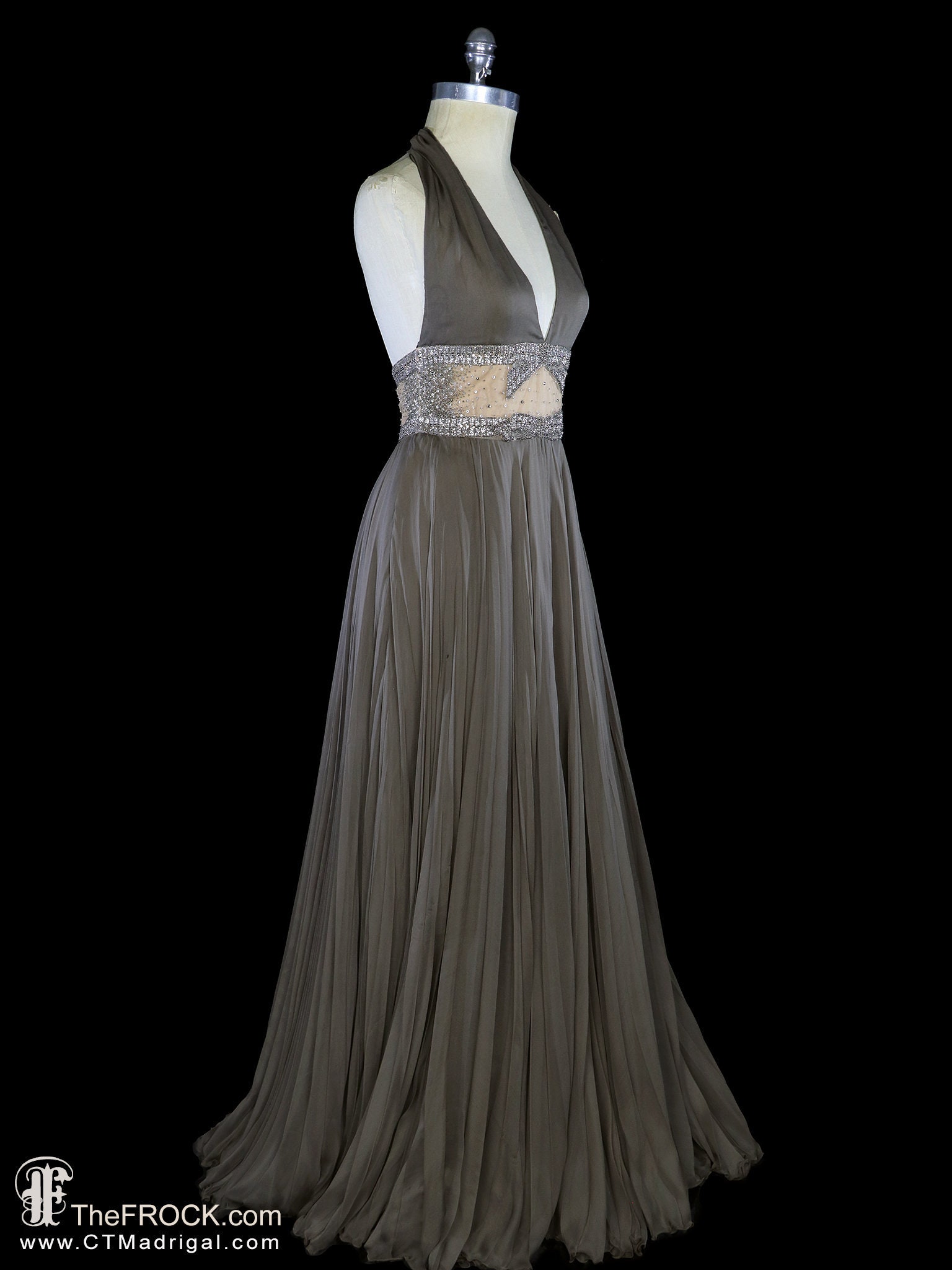 Valentino Vintage Beaded Gown Heavily ...