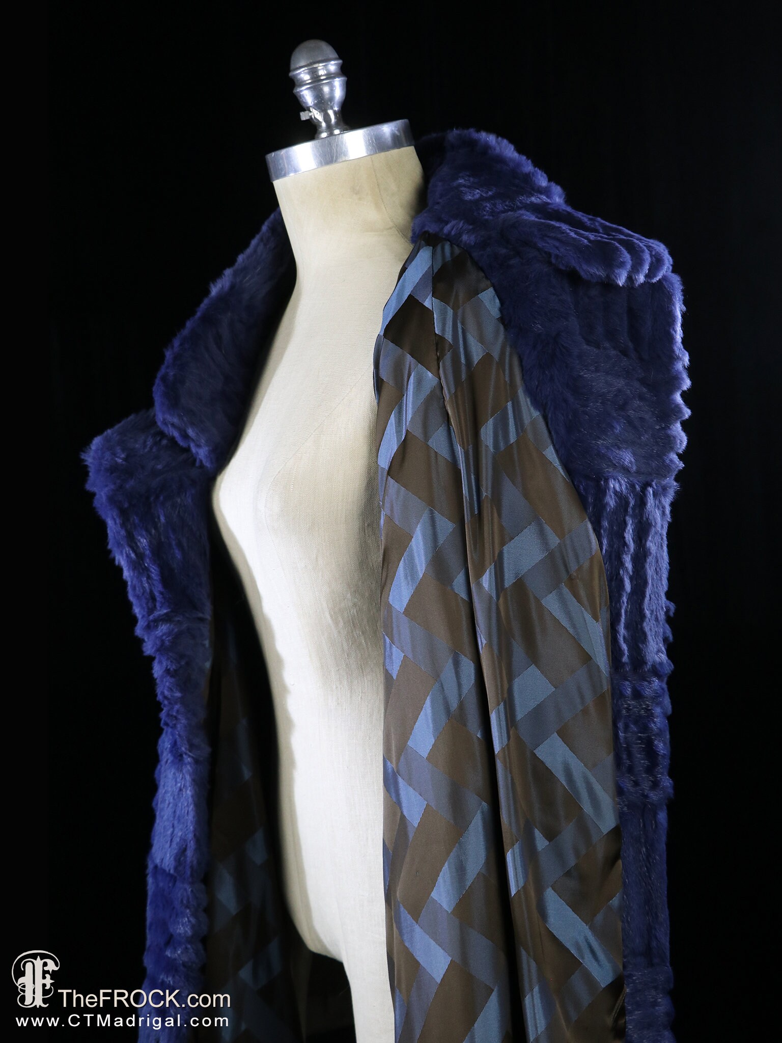 Vintage, 1980's, Fur Coat, Rabbit Fur, J.S.L. Ii, Creamy
