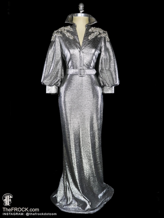green sequin holiday dress Ieena for Mac Duggal Sequined Long Sleeve Open Back Ruched Dress In