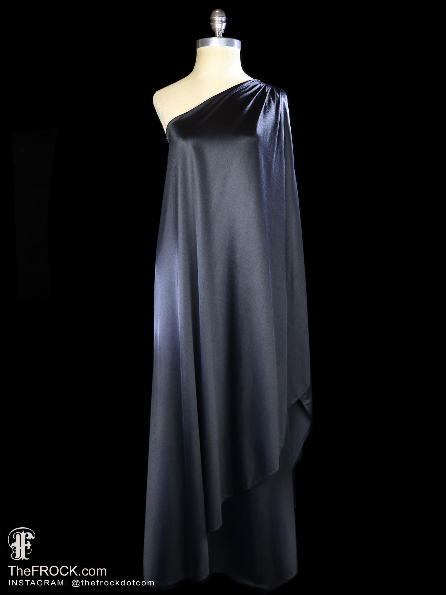 open lace back dress Halston