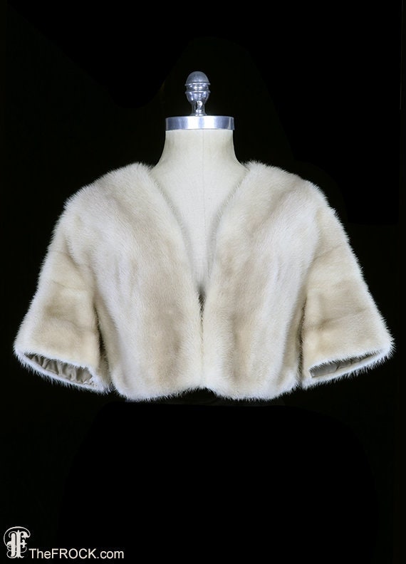 La Renta Mink Fur Jacket Vintage Coat 