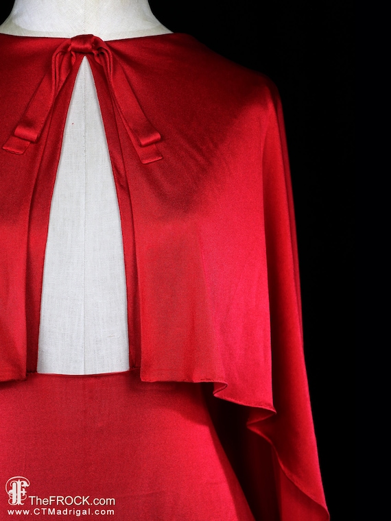 Madame Gres Gown Red Silk Jersey Maxi 