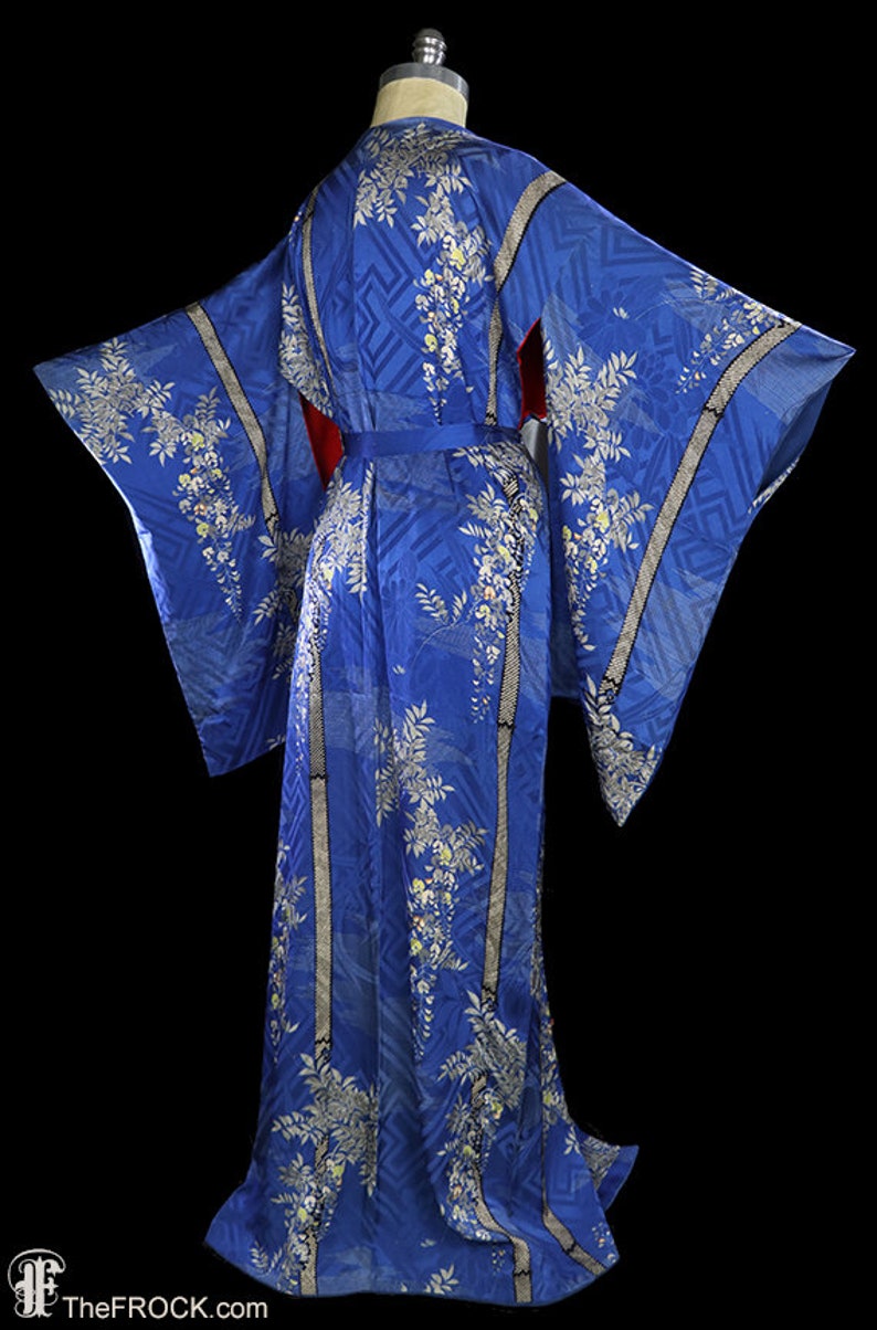 1920s silk robe