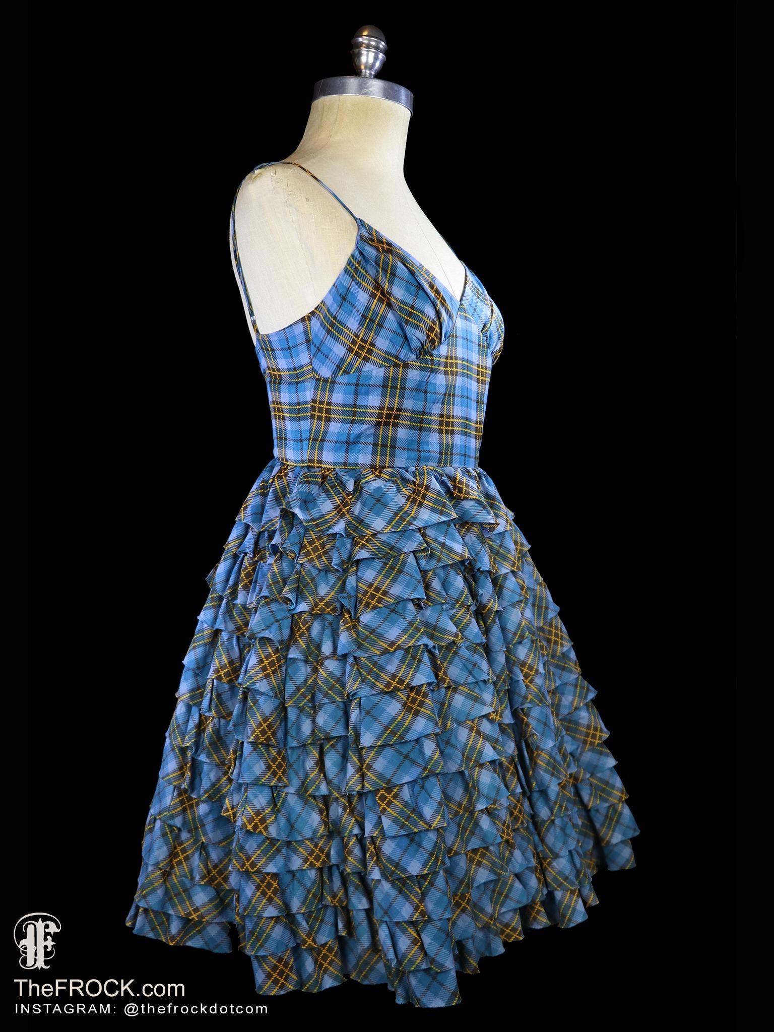 green emerald velvet dress 1950's Henry Morgan Printed Green/Blue Silk Cocktail dress Size -6 –  Sophia's Gallery main image 1