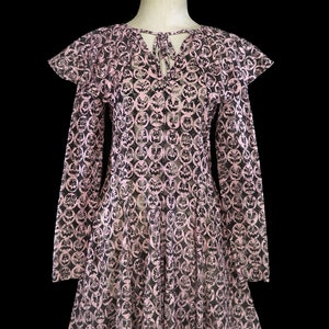 Moschino Couture jack-o-lantern dress, avant garde gothic Halloween pumpkin pattern print sheer lace black pink Wicca witchcraft occult punk