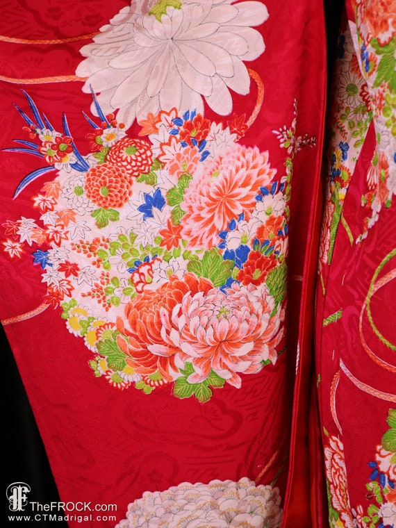 Antique silk haori kimono, robe or jacket or dres… - image 2