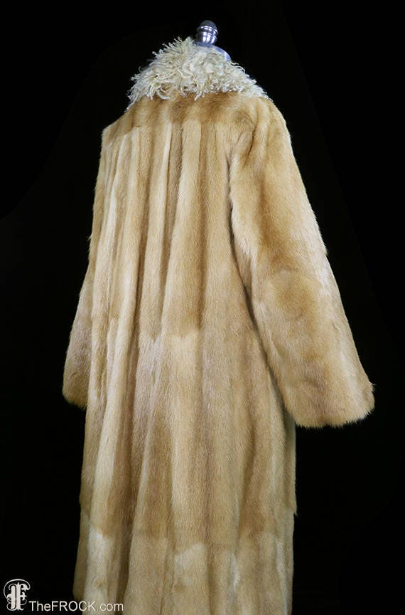 Mink and Mongolian Lamb Coat Golden Autumn Haze Tibetan - Etsy