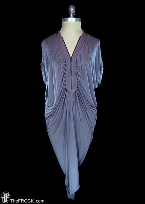 Lanvin silk jersey day or evening dress, Grecian g