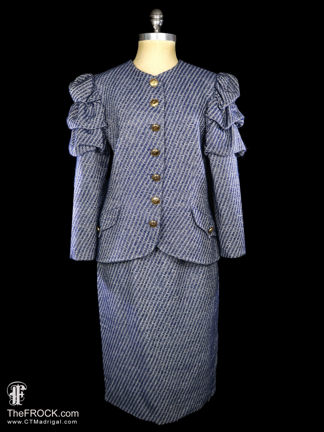 80’s Lanvin Paris Batwing Dress Jacket main image 0