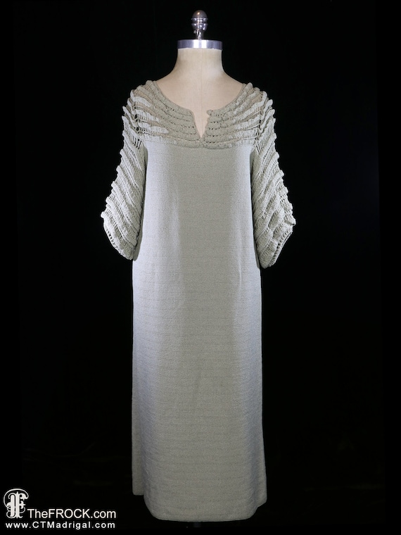 Soft Beige Knit Day Dress Soft Beige Knit Day Dress