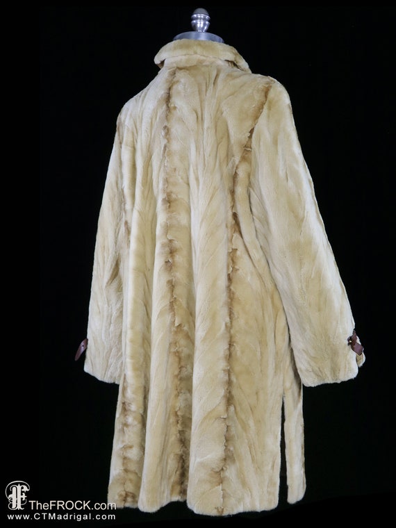 Galanos mink coat, designer sheared fur jacket, J… - image 5