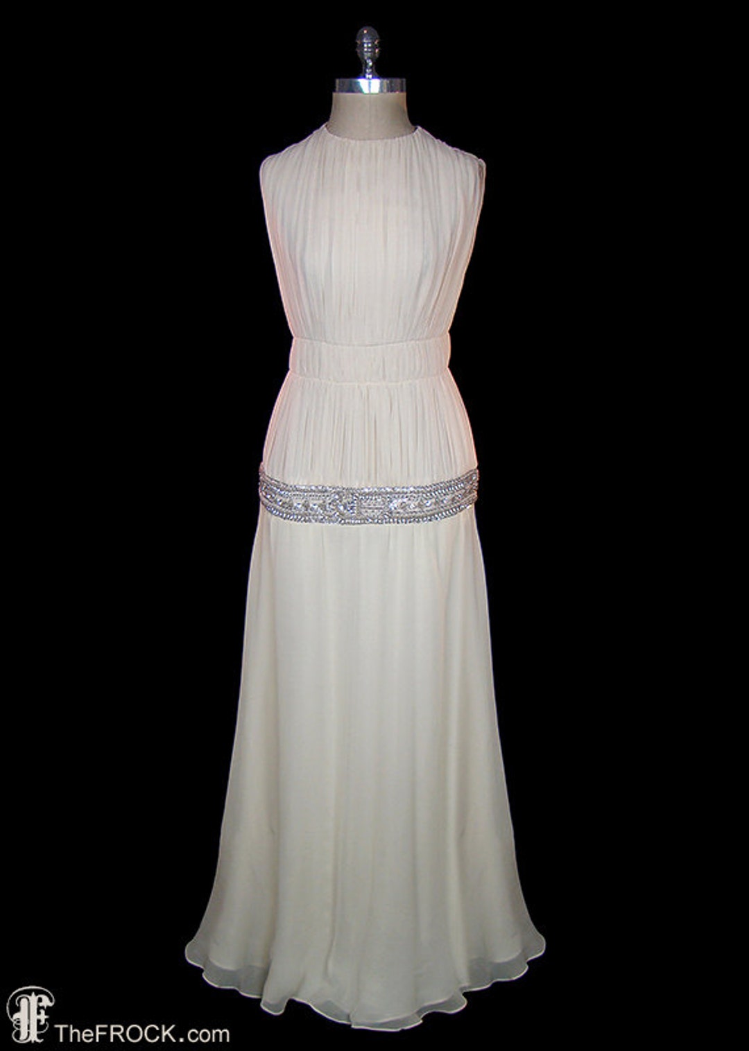 low waist a line wedding dress Mils – A & M Enterprises Bridal