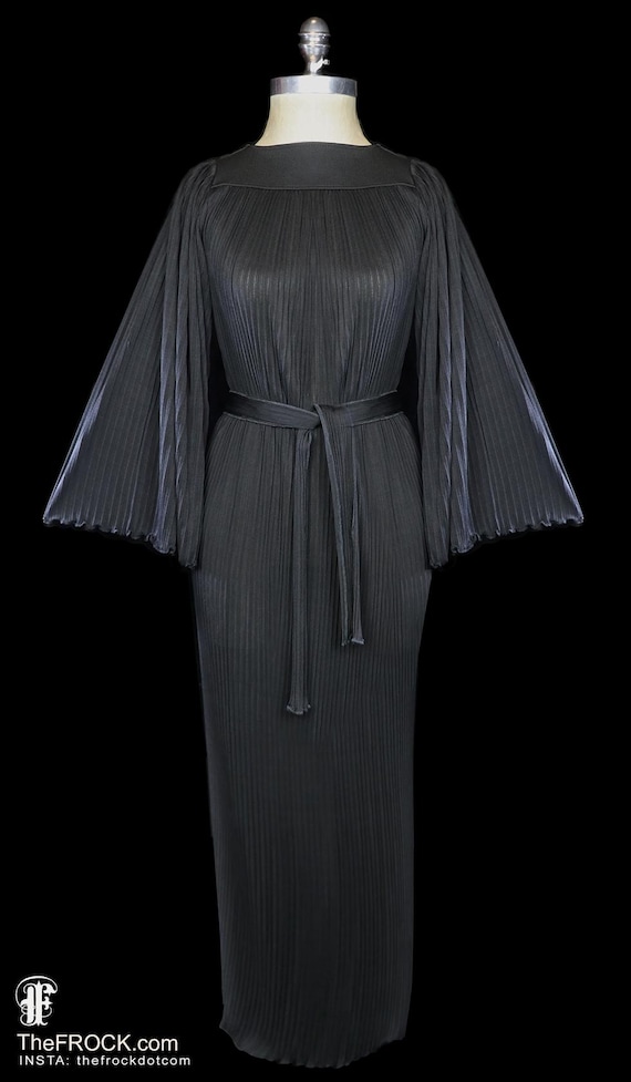 armani pleated dress Giorgio Armani