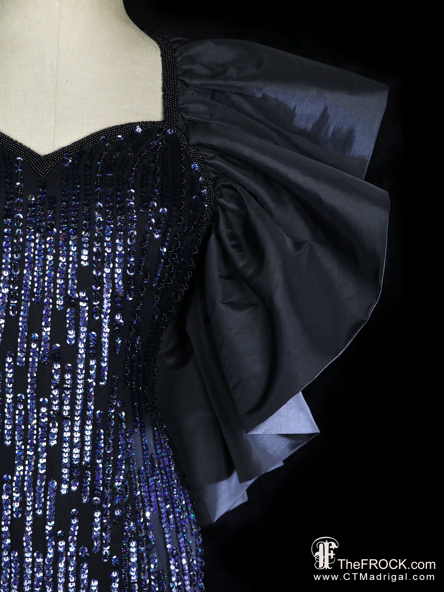 bellini sequin dress in black burst Belinda Dress in Black Sequin S