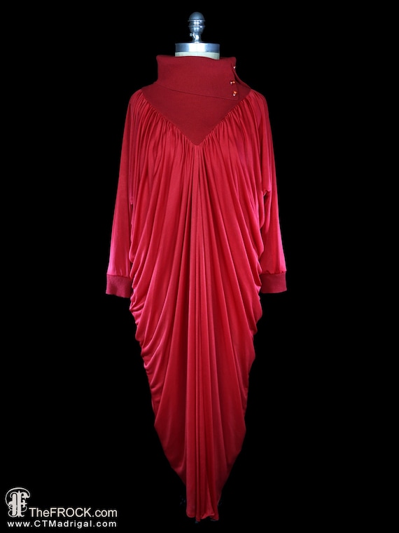 Norma Kamali dress, vintage OMO avant garde origam