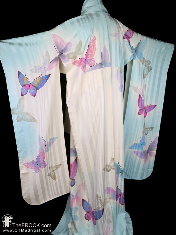 GUY LAROCHE french couture kimono, vintage furiso… - image 7