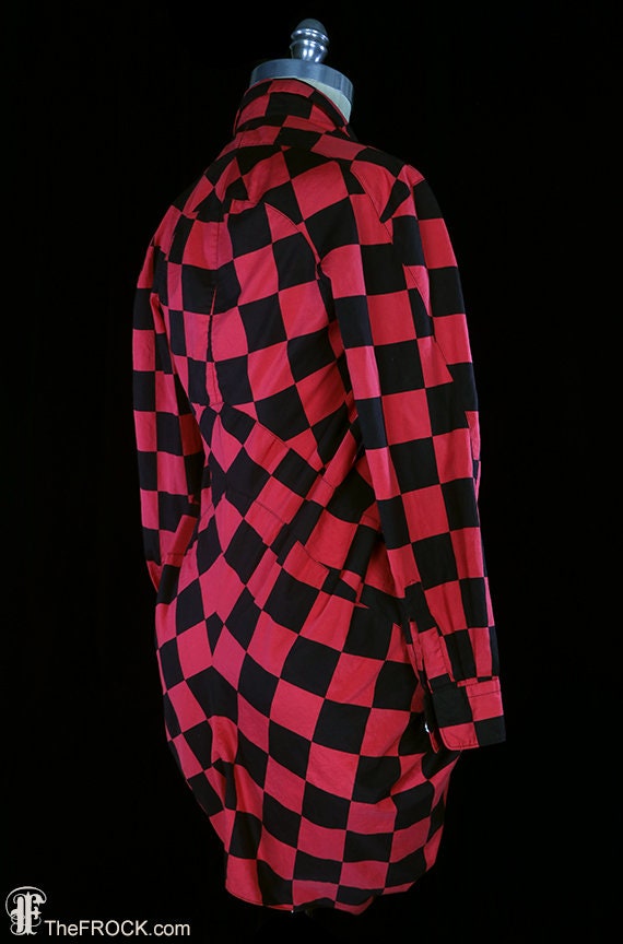 Junya Watanabe, Comme Des Garcons Shirt Dress, Avant Garde, Red