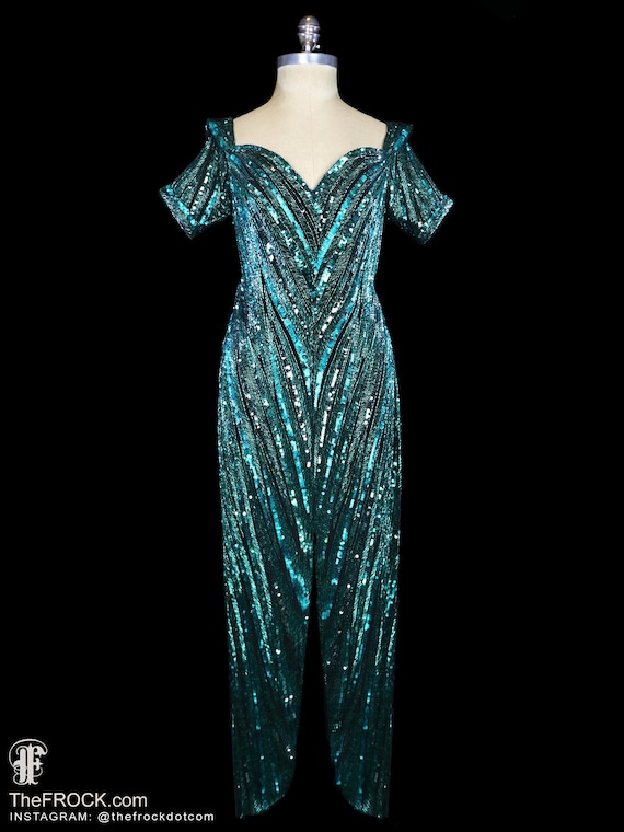 dark green red carpet dresses Traci Gown - Metallic Satin Corset Dress main image 1