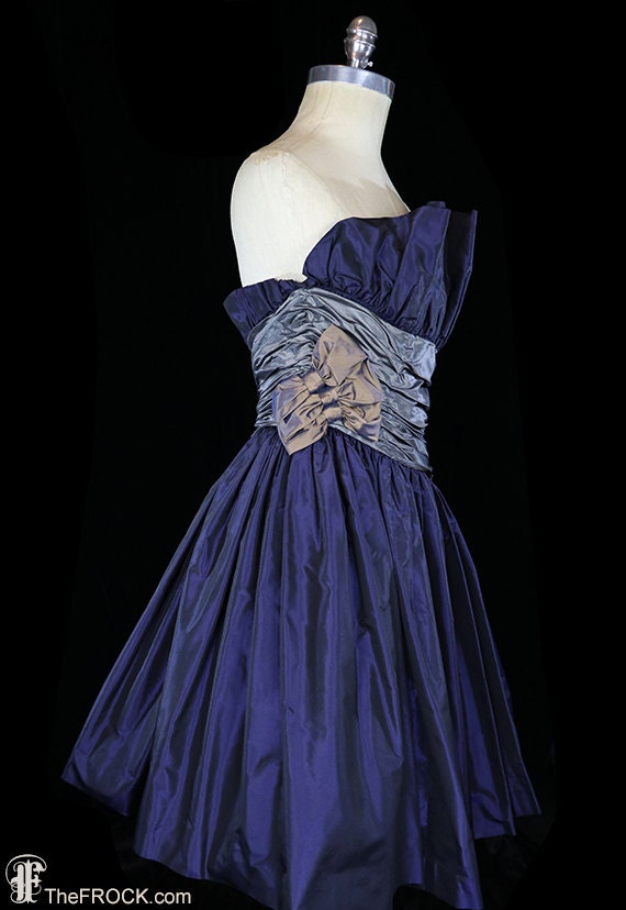 Pierre Balmain dress, silk taffeta, vintage frenc… - image 3